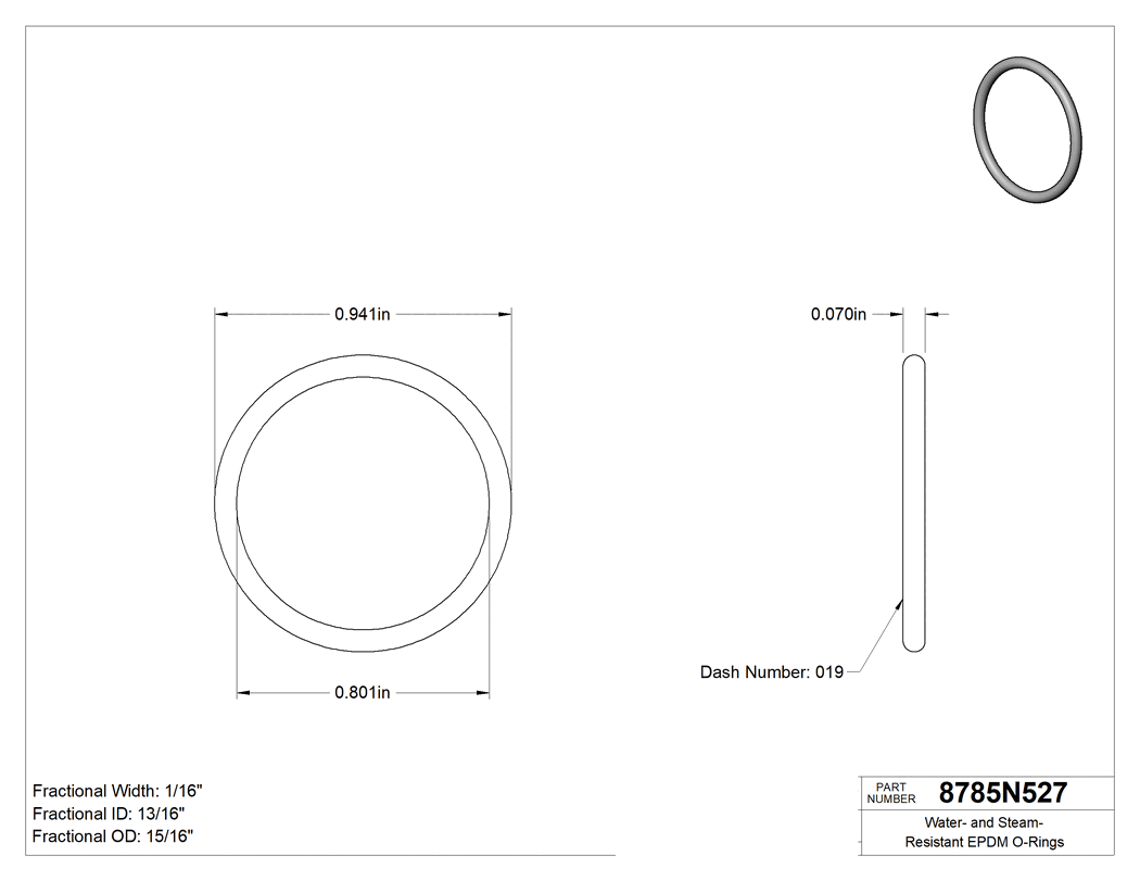 Technical drawing - 8785N527
